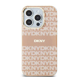 DKNY IML Mono &amp; Stripe MagSafe Case for iPhone 15 Plus / 14 Plus - Pink