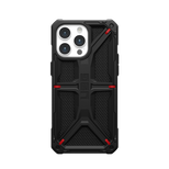 UAG Monarch Hülle für iPhone 15 Pro Max – schwarzes Kevlar