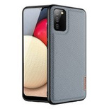 Dux Ducis Fino case covered with nylon material for Samsung Galaxy A02s EU gray