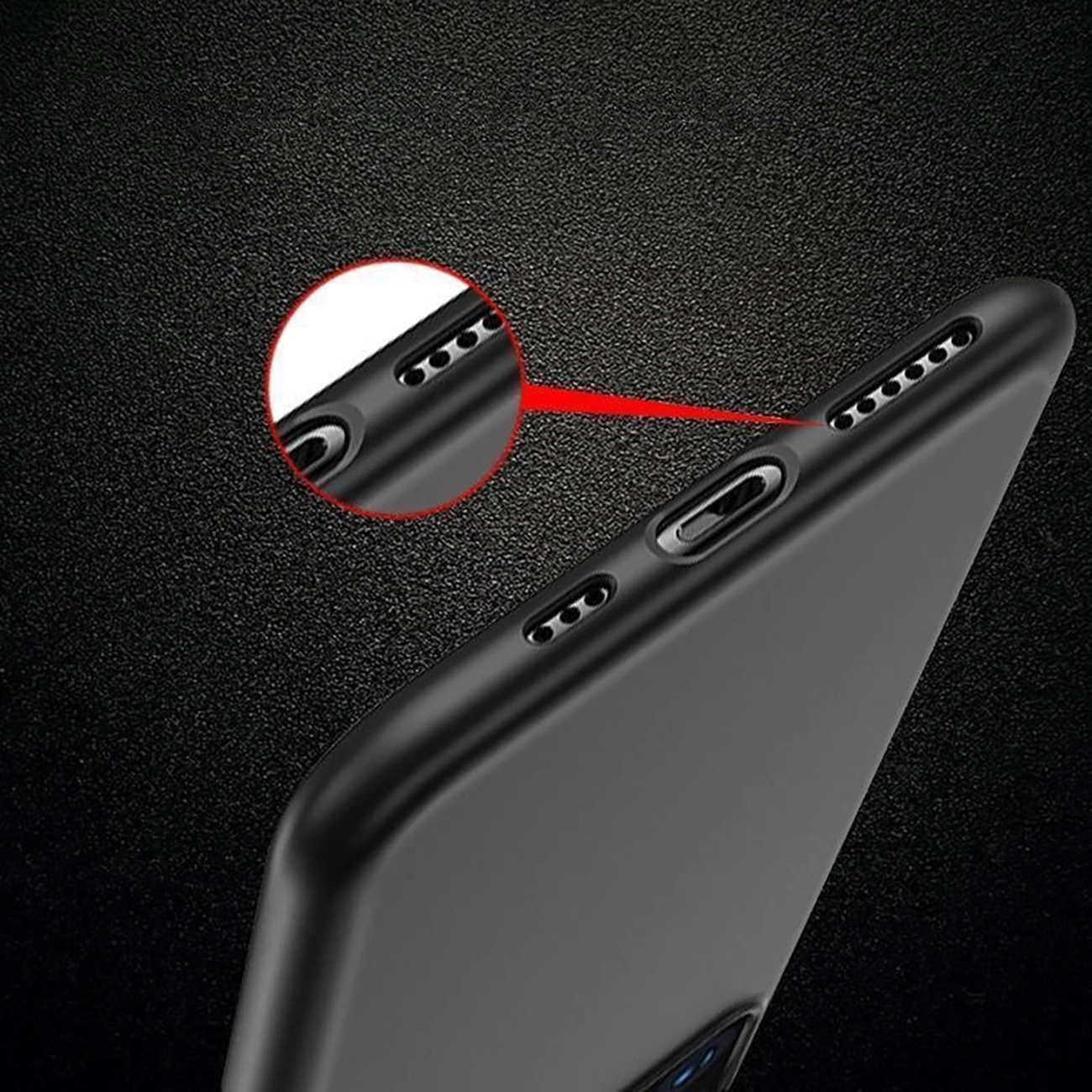 Soft Case for Xiaomi Poco F6 on Black Background