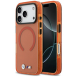 BMW M IML Stoßfeste MagSafe-Hülle mit Metalllogos für iPhone 17 Pro – Pro Orange