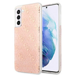 Guess GUHCS21FEPCU4GLPI G990 S21 FE pink/pink hard case 4G
