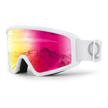 Qunature White Skibrille für Erwachsene - Weiß