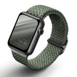 Uniq Aspen geflochtenes Armband für Apple Watch 1/2/3/4/5/6/7/8/SE/SE2 44/42/45 mm – Grün