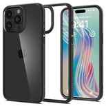 Spigen Crystal Hybrid iPhone 15 Pro Case - Black