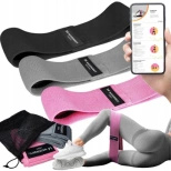 Wozinsky 3x Fabric Resistance Mini Band Set for Yoga, Fitness, CrossFit Exercises (WFB-01)