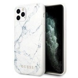 Guess GUHCN65PCUMAWH iPhone 11 Pro Max biały/white Marble