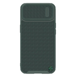 Nillkin Textured S Case for iPhone 14, armored cover with camera cover, green - OUTLET