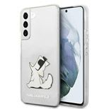 Etui Karl Lagerfeld Choupette Eat na Samsung Galaxy S22+ - przezroczyste