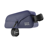Rockbros 30120122006 Wasserdichte Fahrradrahmentasche mit Magnetverschluss, 0,9 l – Blau