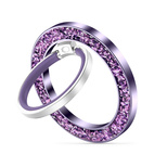 Tech-Protect MMR200 magnetic holder / ring with MagSafe - purple with crystals