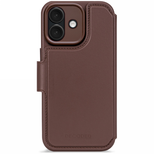 Decoded Leather Detachable Wallet MagSafe case for iPhone 17 - brown
