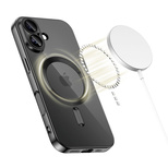 Etui Tech-Protect MagFlex MagSafe na iPhone 17 - przezroczysto-czarne