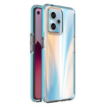 Spring Case für Realme 9 Pro+ / Realme 9 Silikonhülle mit Rahmen hellblau