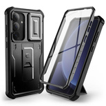 Tech-Protect Kevlar Cam+ Hülle für Samsung Galaxy S25 - Schwarz