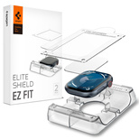 Spigen Elite Shield ”EZ FIT” Hybrid Glass 2-PACK for Apple Watch 10 (42MM) - Clear