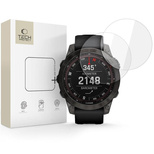 Szkło hartowane Tech-Protect Glass Fit+ 2-pack na Garmin Fenix 7X / 7X Pro - przezroczyste