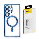 Wozinsky Galvanisiertes Magsafe Case für Samsung Galaxy S24 FE - Blau