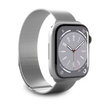 Puro Milanese Edelstahlarmband für Apple Watch 38 / 40 / 41 mm - Silber