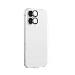AmazingThing AR Aluminium 2 Linsenglas mit Kameralinsenrahmen für iPhone 16 / 16 Plus - Schwarz