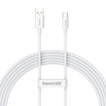 Kabel Baseus Superior Series USB-A - USB-C 100W 1m - biały