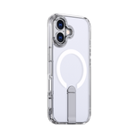 Hybrid Armor X Hülle für iPhone 17 mit Ständer, kompatibel mit MagSafe - Transparent