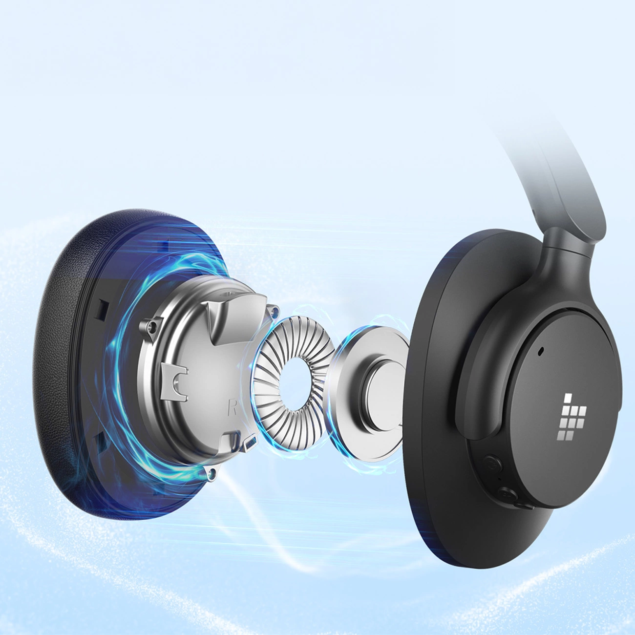 Tronsmart Sounfii Q20 ANC Kabellose On-Ear-Bluetooth 5.3-Kopfhörer