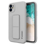 Wozinsky Kickstand Case Silikonhülle mit Ständer für iPhone 11 Pro Max grau