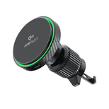 Acefast D33 Car Holder with Qi2 15W Magnetic Charger for Air Vent - Black