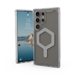 UAG Plyo Pro Magnet Hülle für Samsung Galaxy S24 Ultra mit Magnetmodul – transparent-grau