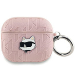 Karl Lagerfeld Monogram Choupette Head case for AirPods Pro 2 - pink