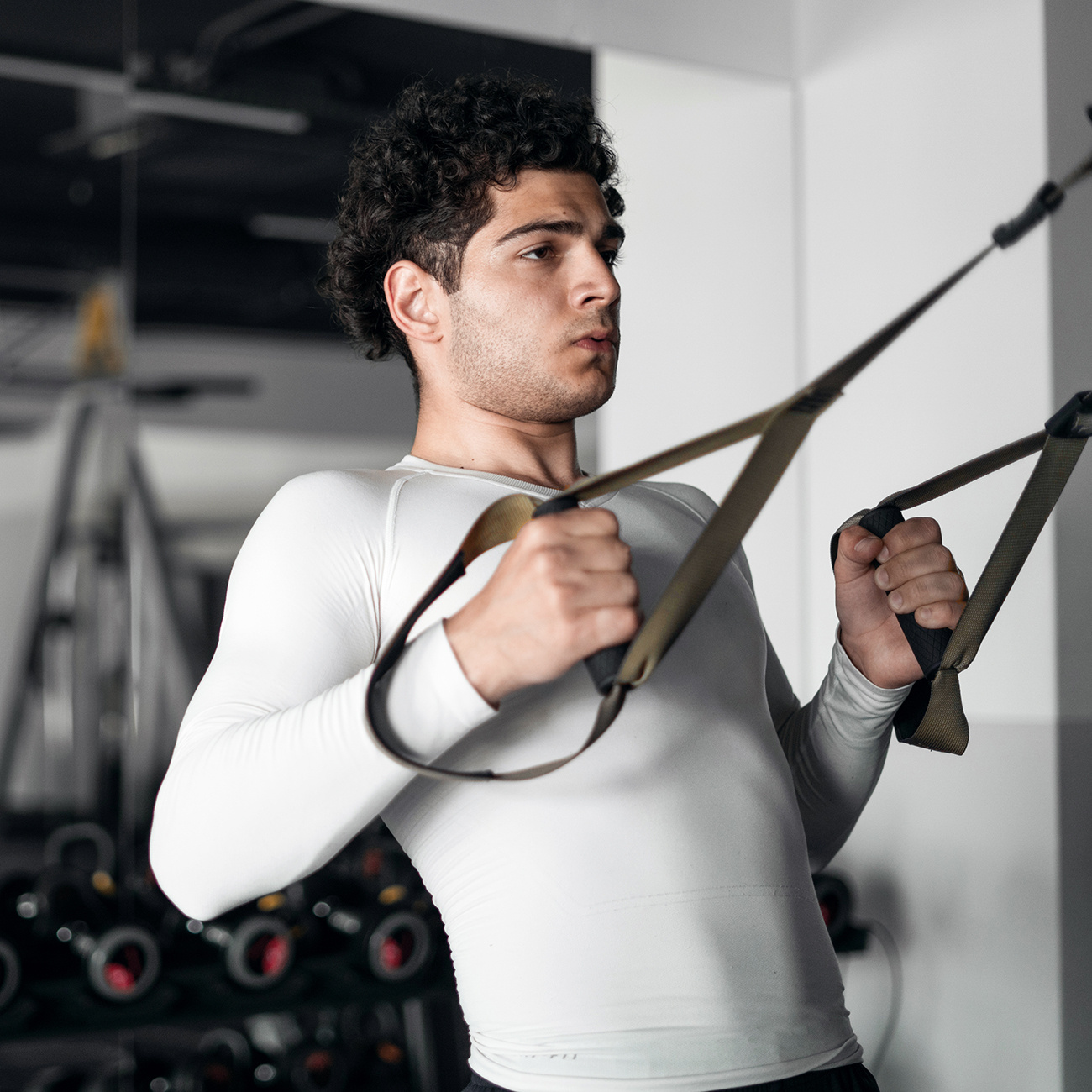 Taśmy do ćwiczeń TRX do 200kg - khaki