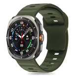 Tech-Protect Silicone Line Strap for Samsung Galaxy Watch Ultra (47mm) - Green