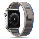 Tech-Protect Nylon Strap for Apple Watch 4/5/6/7/8/9/SE (38/40/41 mm) - Gray Blue