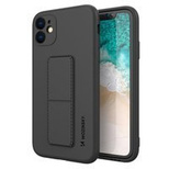 Wozinsky Kickstand Case Silikon Stand Cover für Samsung Galaxy A11 / M11 schwarz