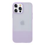 Kingxbar Plain Series case cover for iPhone 13 Pro Max silicone cover purple