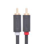 Ugreen AV104 10518 audio cable 2RCA (male) / 2RCA (male) 2m - gray