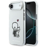 Karl Lagerfeld Karl &amp; Choupette Back MagSafe Case for iPhone Air - Clear