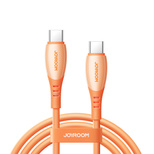 Kabel Joyroom S-A59 Vibrant Series 60W USB-C - USB-C 1,2m - pomarańczowy