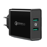 Ugreen Wandladegerät 2xUSB-A 36W QC3.0 schwarz (CD161)