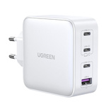 GaN Fast Charger 3xUSB C / USB 100W PPS Ugreen CD226 - White