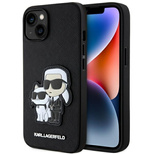 Karl Lagerfeld KLHCP14SSANKCPK iPhone 14 6.1&quot; hardcase black/black Saffiano Karl &amp; Choupette