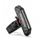 Rockbros A54BK rear bicycle light + micro USB - USB-A cable - black