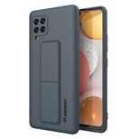 Wozinsky Kickstand Case Silikonhülle mit Ständer Samsung Galaxy A42 5G Marineblau