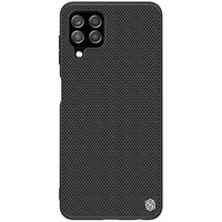Nillkin Textured Case wytrzymałe wzmocnione etui z żelową ramką i nylonem na tyle Samsung Galaxy A22 4G czarny