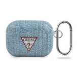 Etui Guess Jeans Collection na AirPods Pro - niebieskie