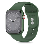 Tech-Protect Silicone Strap for Apple Watch 4 / 5 / 6 / 7 / 8 / 9 / SE / Ultra 1 / 2 (42 / 44 / 45 / 49 mm) - Green