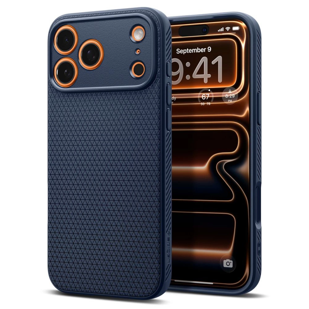 Spigen Liquid Air Case for iPhone 17 Pro Max - Blue - Hurtel.com