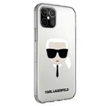 Karl Lagerfeld KLHCP12SKTR iPhone 12 mini 5,4" hardcase Transparent Karl's Head