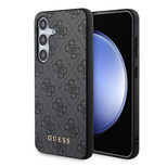 Guess 4G Metal Gold Logo case for Samsung Galaxy A35 - black